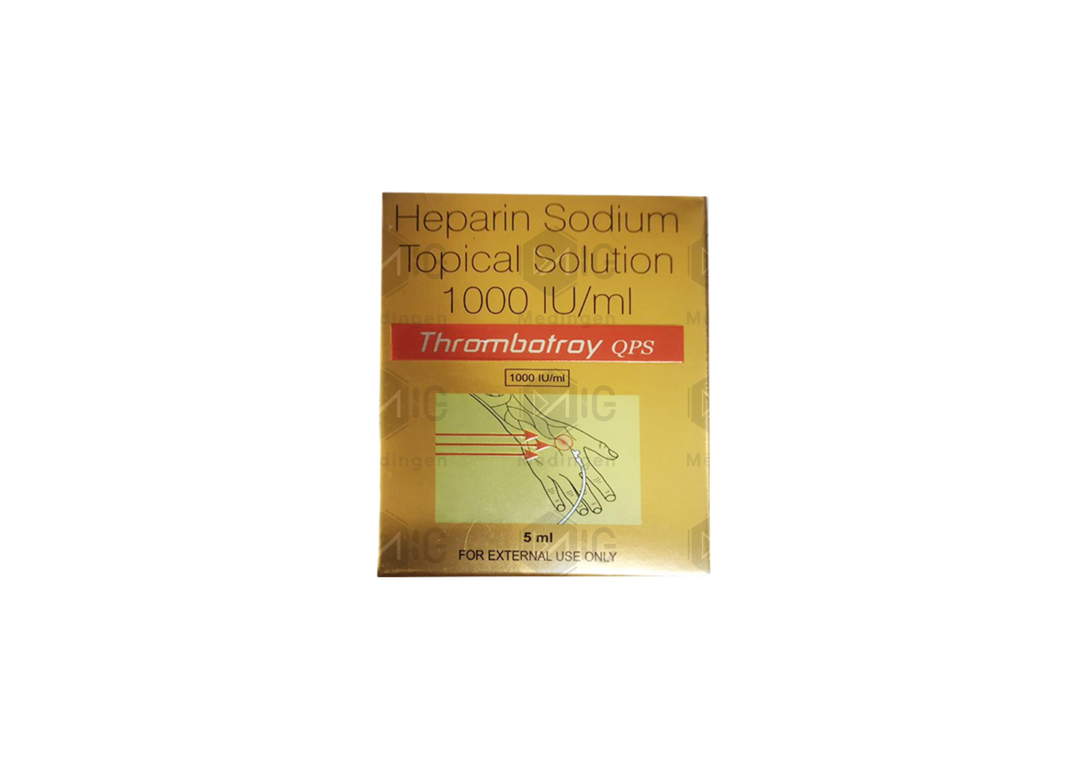 THROMBOTROY QPS 1000IU SOLUTION